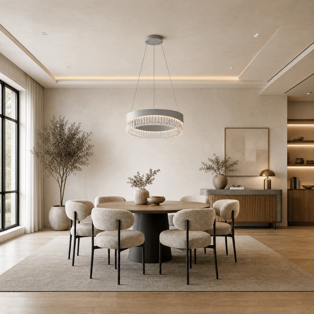 Stagno Crystal Chandelier - Blushlighting