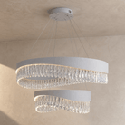 Stagno Crystal Duo Chandelier - Blushlighting