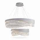 Stagno Crystal Duo Chandelier - Blushlighting