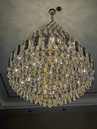 Staircase/Foyer Chandelier With High Clarity Crystals Luxury Ceiling Light - Blushlighting