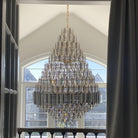 Staircase/Foyer Chandelier With High Clarity Crystals Luxury Ceiling Light - Blushlighting