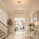 Stella Round Crystal Chandelier - Ø39.4" × H7.3" (Ø100 × H18.6 cm)Blushlighting