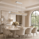 Stella Round Crystal Chandelier - Ø39.4" × H7.3" (Ø100 × H18.6 cm)Blushlighting