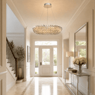 Stella Round Crystal Chandelier - Ø39.4" × H7.3" (Ø100 × H18.6 cm)Blushlighting