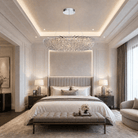 Stella Round Crystal Chandelier - Ø39.4" × H7.3" (Ø100 × H18.6 cm)Blushlighting
