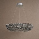 Stella Round Crystal Chandelier - Ø39.4" × H7.3" (Ø100 × H18.6 cm)Blushlighting
