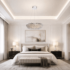 Stella Round Crystal Chandelier - Ø39.4" × H7.3" (Ø100 × H18.6 cm)Blushlighting