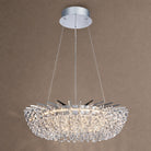 Stella Round Crystal Chandelier - Ø24.8" × H6.3" (Ø63 × H16 cm)Blushlighting