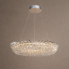 Stella Round Crystal Chandelier - Ø31.5" × H6.3" (Ø80 × H16 cm)Blushlighting