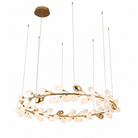 Stilla Brass Chandelier - Blushlighting