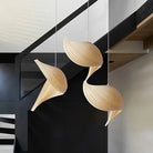 Storm Modern Pendant Chandelier - Light Wood2 LightsWarm White 3000KBlushlighting