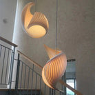 Storm Modern Pendant Chandelier - Dark Wood2 LightsWarm White 3000KBlushlighting