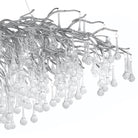 Stunning Tree Branch Crystal Chandelier with Clear Teardrop-shaped for Living/Dining Room-Chandeliers-Blushlighting