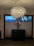 Stunning Tree Branch Crystal Chandelier with Clear Teardrop-shaped for Living/Dining Room-Chandeliers-Blushlighting