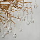 Stunning Tree Branch Crystal Chandelier with Clear Teardrop-shaped for Living/Dining Room-Chandeliers-Blushlighting
