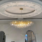 Stunning Tree Branch Crystal Chandelier with Clear Teardrop-shaped for Living/Dining Room-Chandeliers-Blushlighting