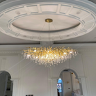 Stunning Tree Branch Crystal Chandelier with Clear Teardrop-shaped for Living/Dining Room-Chandeliers-Blushlighting