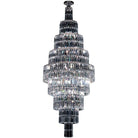 Stylish Foyer Hall Long Crystal Chandelier Large Staircase/ Entryway Decoration Ceiling Light Fixture-Chandeliers-Blushlighting-Blushlighting
