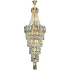 Stylish Foyer Long Staircase Chandelier Large Crystal Ceiling Lighting Fixture For Living Room Decoration-Chandeliers-Blushlighting-Blushlighting