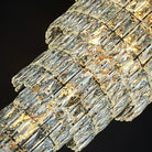 Stylish Foyer Long Staircase Chandelier Large Crystal Ceiling Lighting Fixture For Living Room Decoration-Chandeliers-Blushlighting-Blushlighting