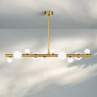 Stylox Linear Alabaster Ball Chandelier-chandeliers for dining room,chandeliers for stairways,chandeliers for foyer,chandeliers for bedrooms,chandeliers for kitchen,chandeliers for living room-Blushlighting
