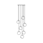 Sultana Alabaster Cluster Chandelier - 3 - Lights Size: ∅ 7.9″ x H 78.7″Gold & Natrue Alabaster ColorBlushlighting