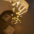 Sultana Alabaster Cluster Chandelier - 3 - Lights Size: ∅ 7.9″ x H 78.7″Gold & Natrue Alabaster ColorBlushlighting