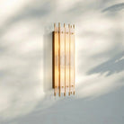 Sun Marco Alabaster Grand Rectangular Sconce-Antiqued Brass-
