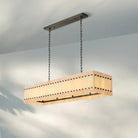 Sun Marco Alabaster Linear Chandelier 54" 72" - Blushlighting