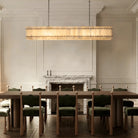 Sun Marco Alabaster Linear Chandelier 54" 72" - Blushlighting