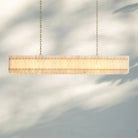 Sun Marco Alabaster Linear Chandelier 54" 72" - Blushlighting