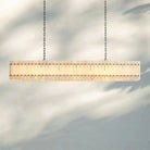 Sun Marco Alabaster Linear Chandelier 54" 72" - Blushlighting