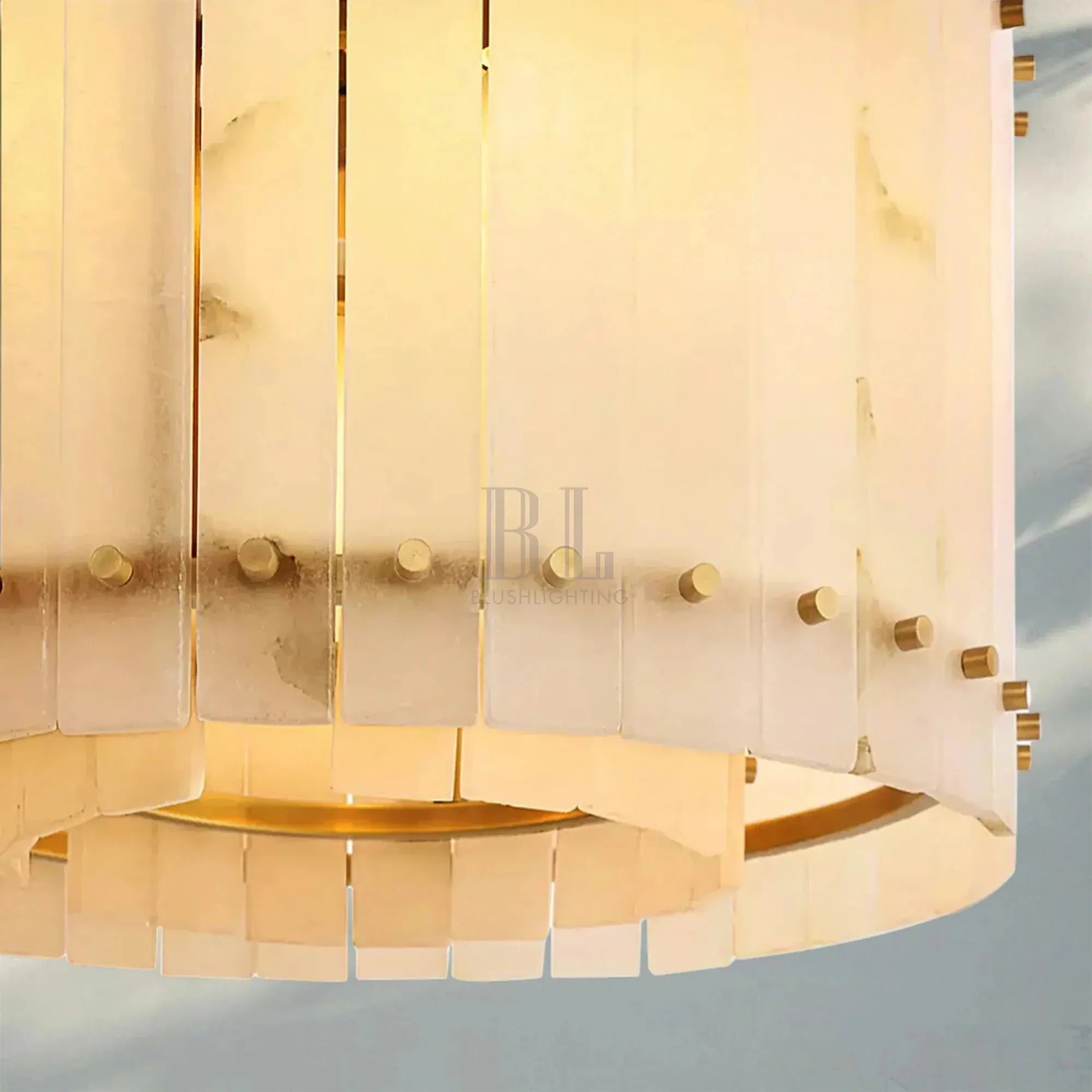 Sun Marco Alabaster Round Chandelier 22'' 37'' 48'' 60''-