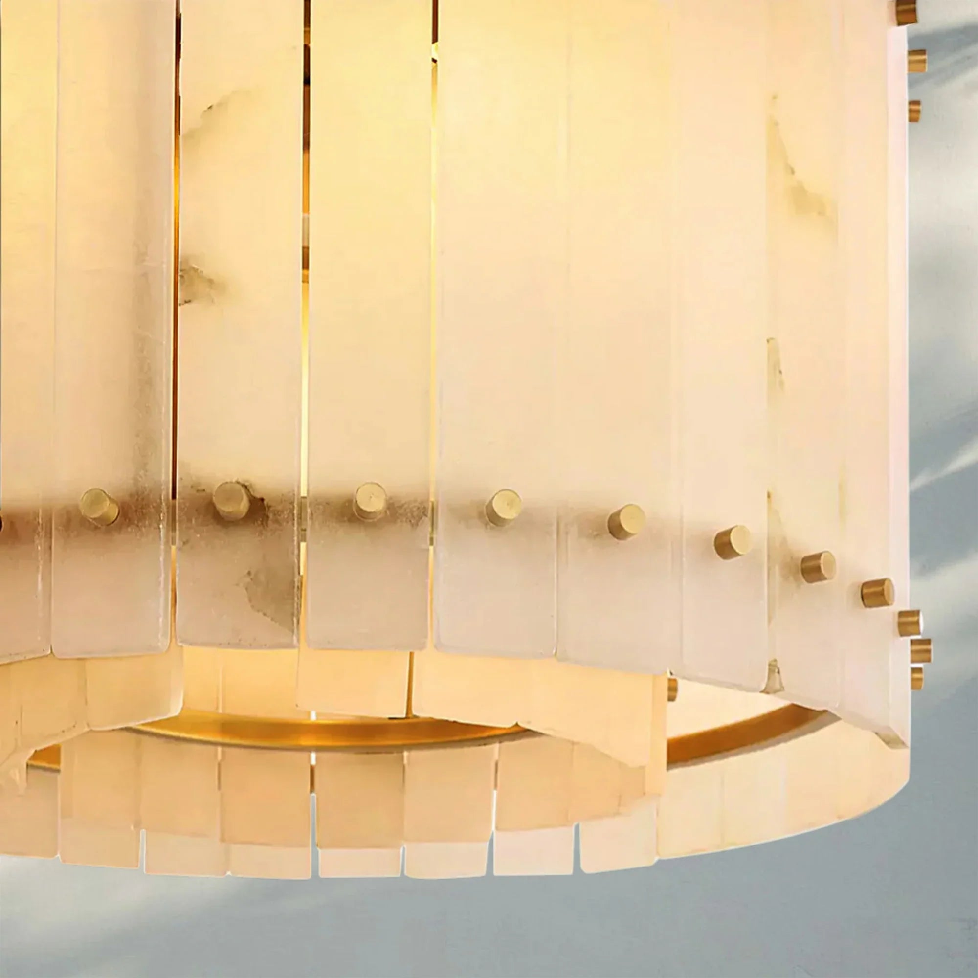 Sun Marco Alabaster Round Chandelier 22'' 37'' 48'' 60''-