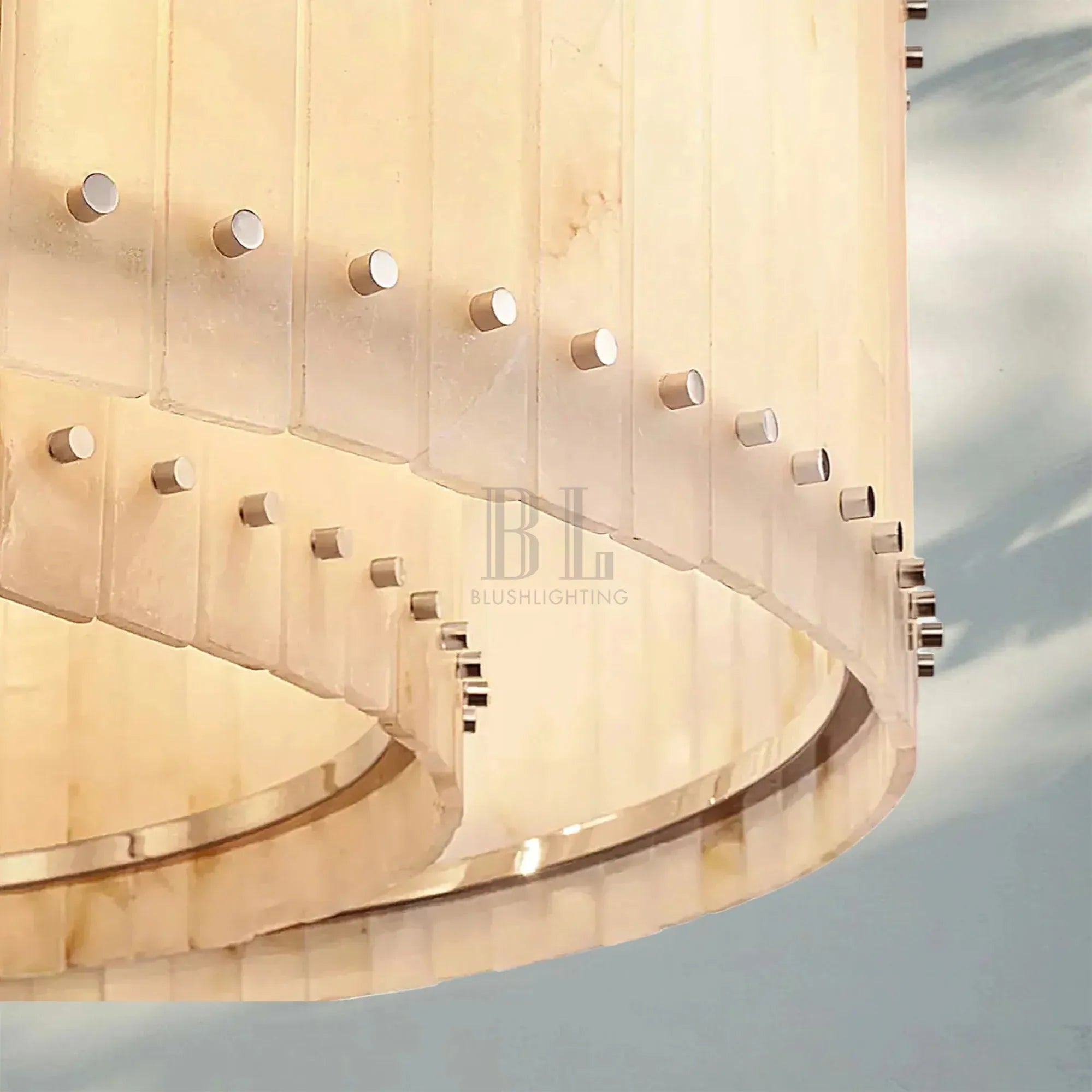 Sun Marco Alabaster Round Chandelier 22'' 37'' 48'' 60''-