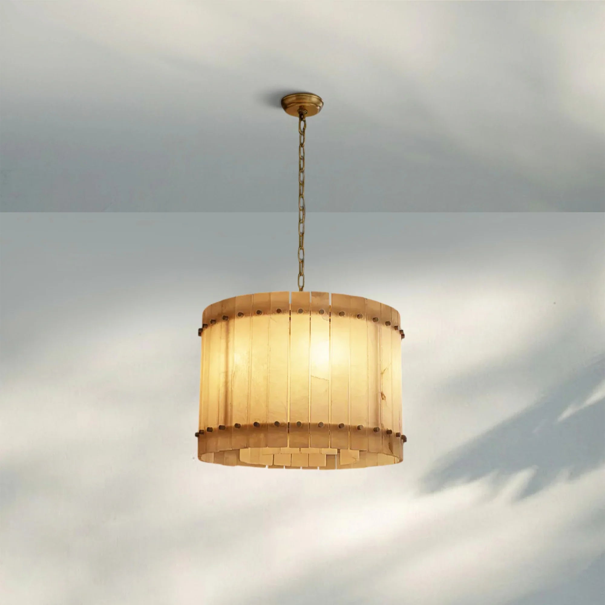 Sun Marco Alabaster Round Chandelier 22'' 37'' 48'' 60''-