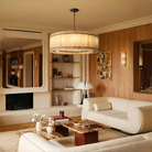 Sun Marco Alabaster Round Chandelier 22'' 37'' 48'' 60''-48''-Bronze-Blushlighting