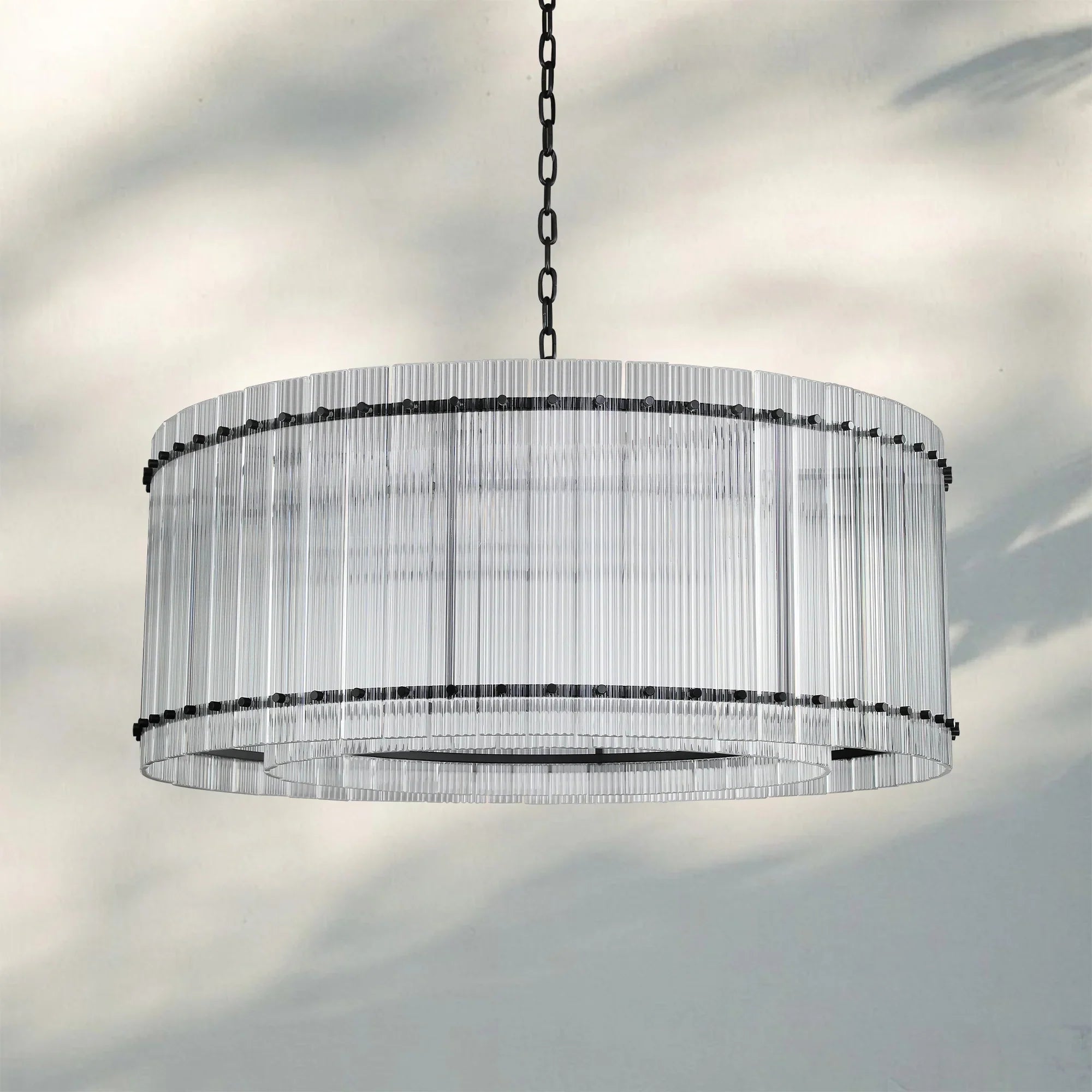 Sun Marco Crystal Round Chandelier-