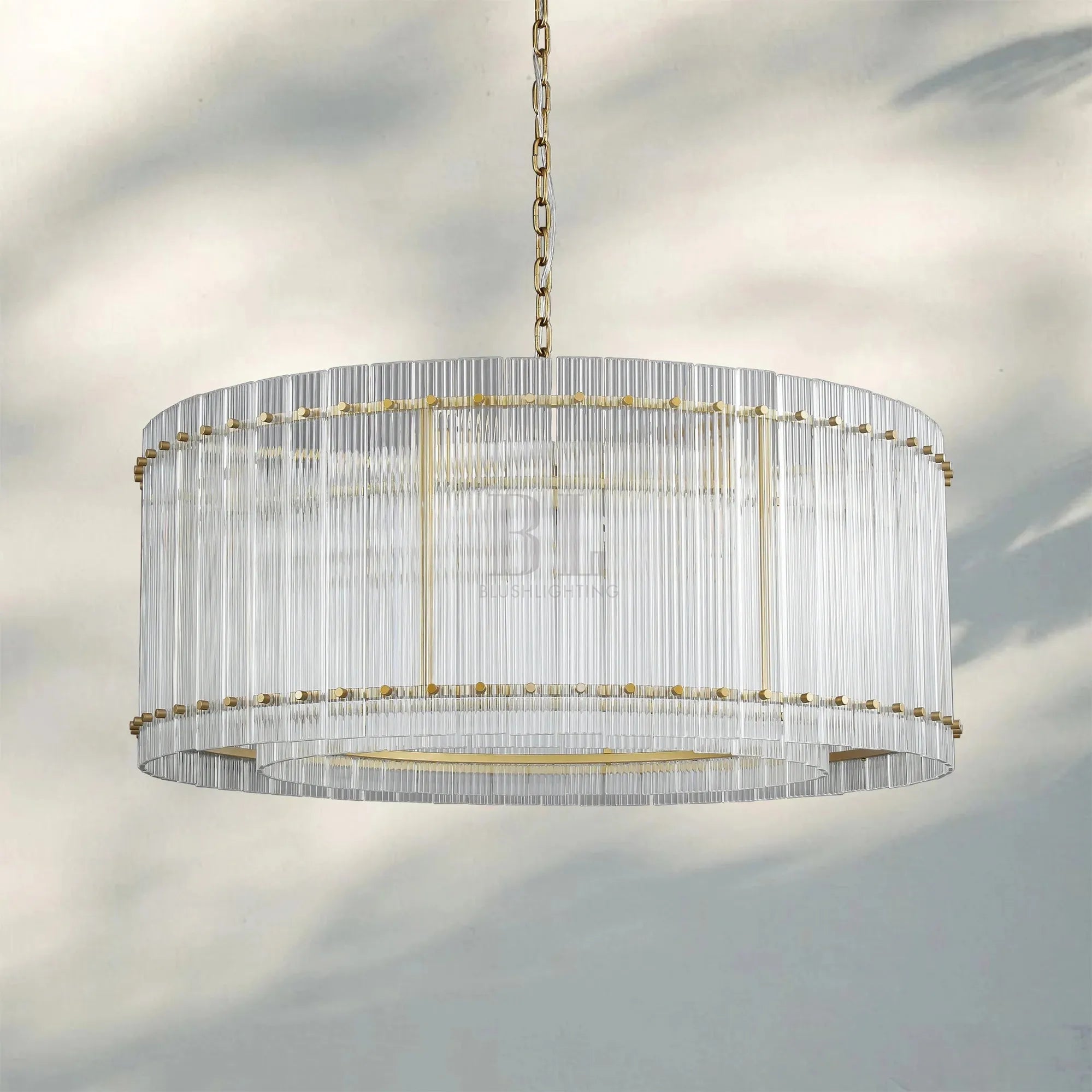 Sun Marco Crystal Round Chandelier-