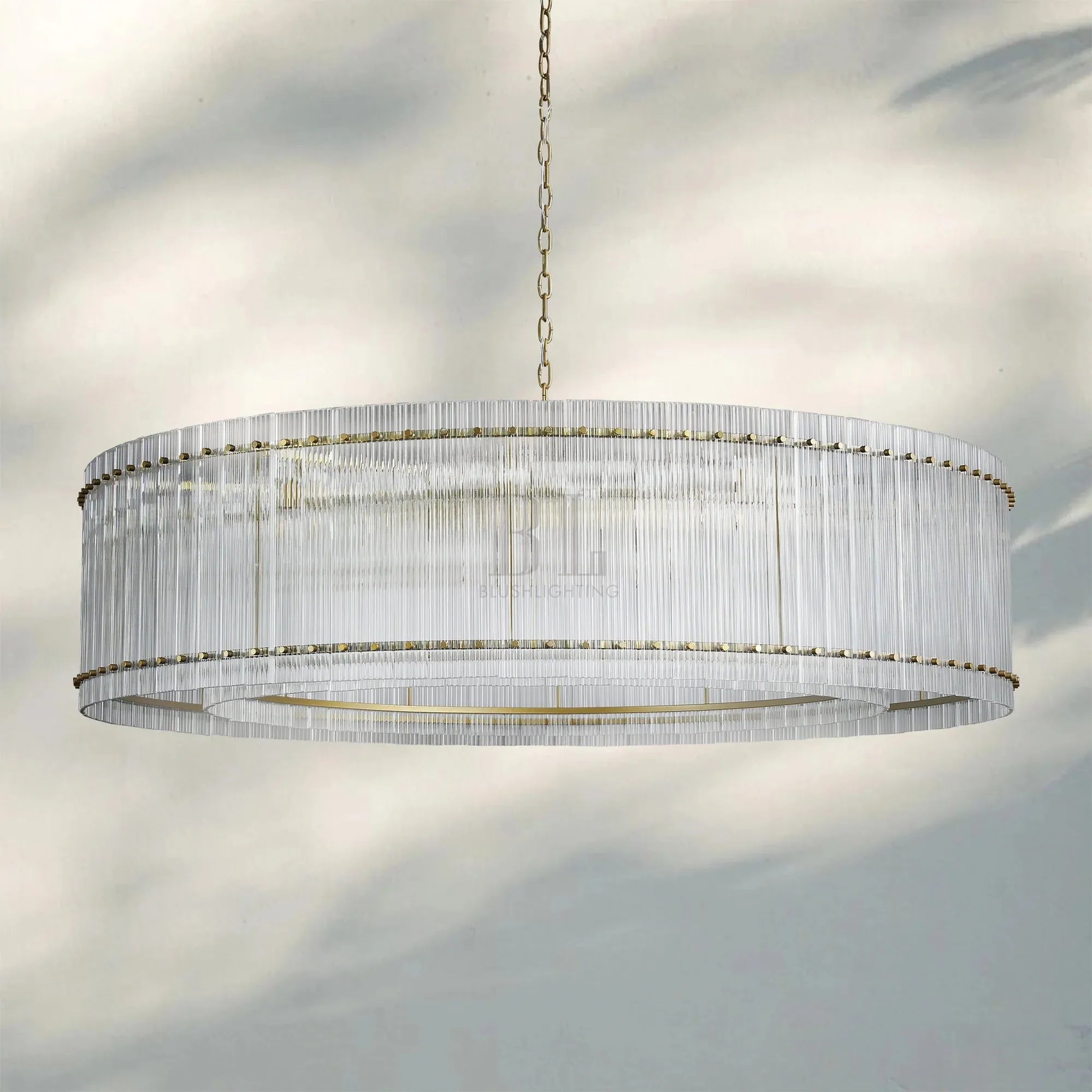 Sun Marco Crystal Round Chandelier-
