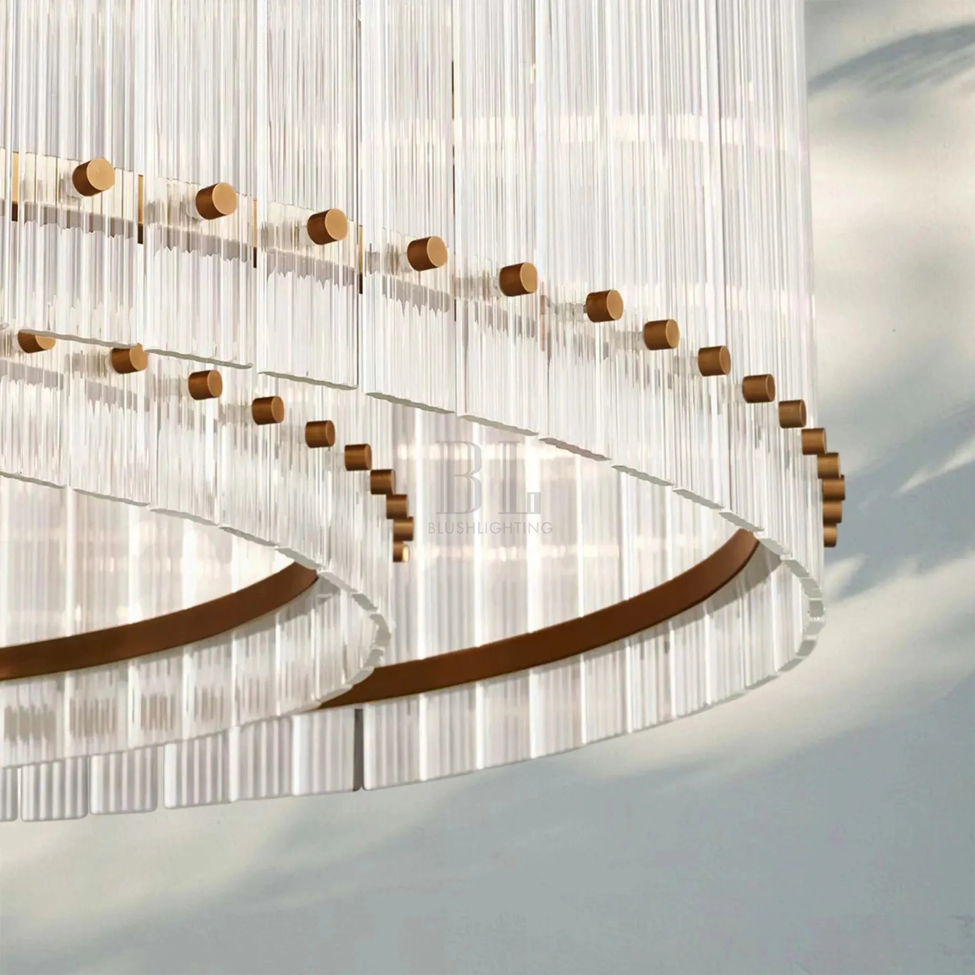 Sun Marco Crystal Round Chandelier-