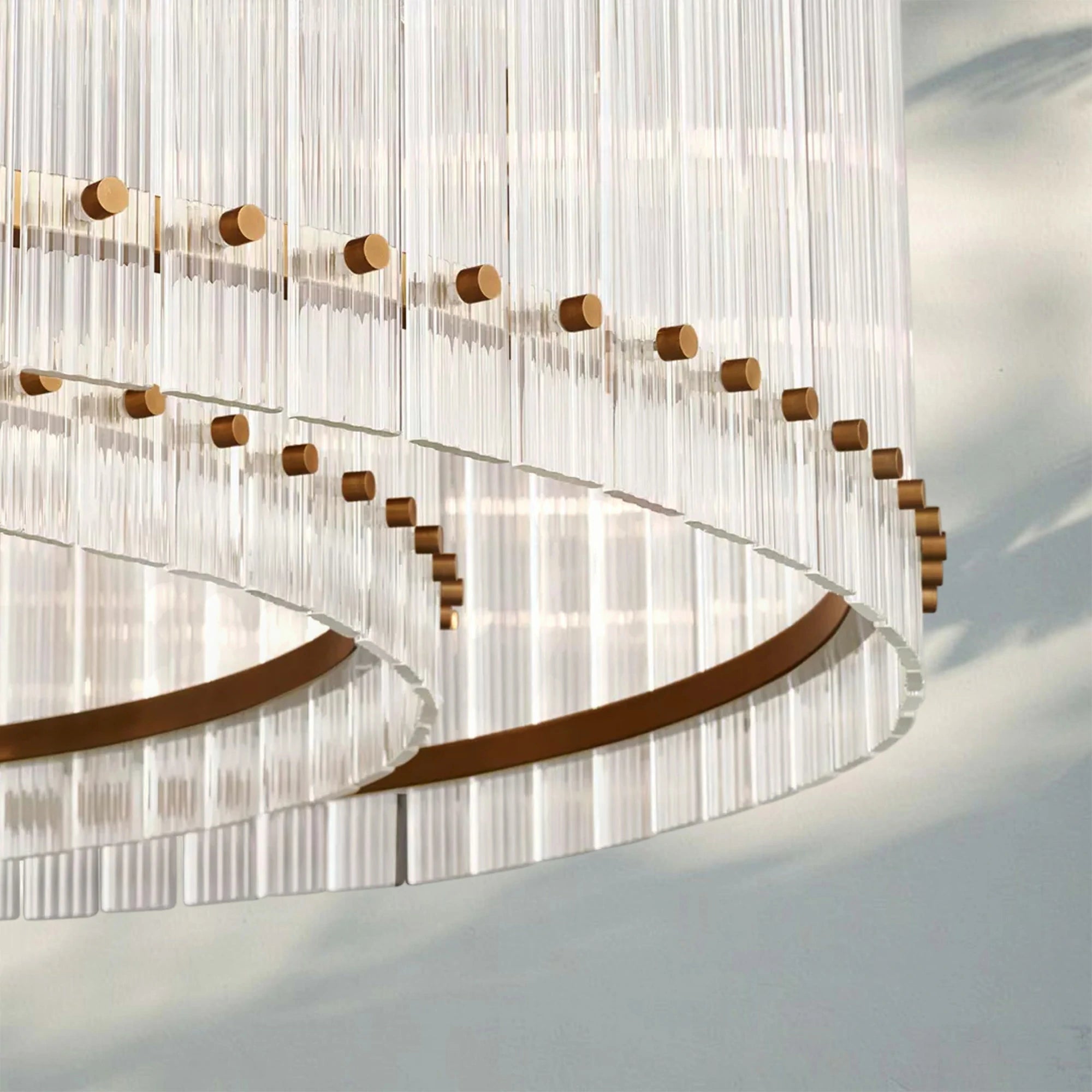 Sun Marco Crystal Round Chandelier-