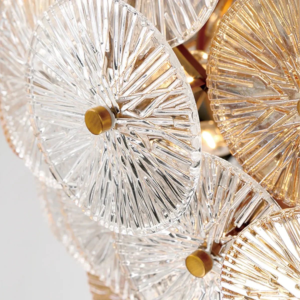 Suna Round Chandelier 12 Light 30"W - Blushlighting