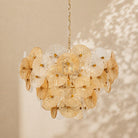 Suna Round Chandelier 12 Light 30"W - Blushlighting