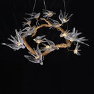 Swallow Branch Chandelier-chandeliers for dining room,chandeliers for stairways,chandeliers for foyer,chandeliers for bedrooms,chandeliers for kitchen,chandeliers for living room-Blushlighting