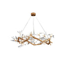 Swallow Branch Chandelier-chandeliers for dining room,chandeliers for stairways,chandeliers for foyer,chandeliers for bedrooms,chandeliers for kitchen,chandeliers for living room-Size: Dia 25.5″(65cm) x H 13.7″ (35cm)-Warm Light-Blushlighting