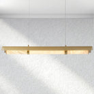 Swaroevan Mirage Alabaster Linear Chandelier - Blushlighting