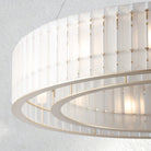 Swaroevan Parallel Round Chandelier - Triple LayerBlushlighting