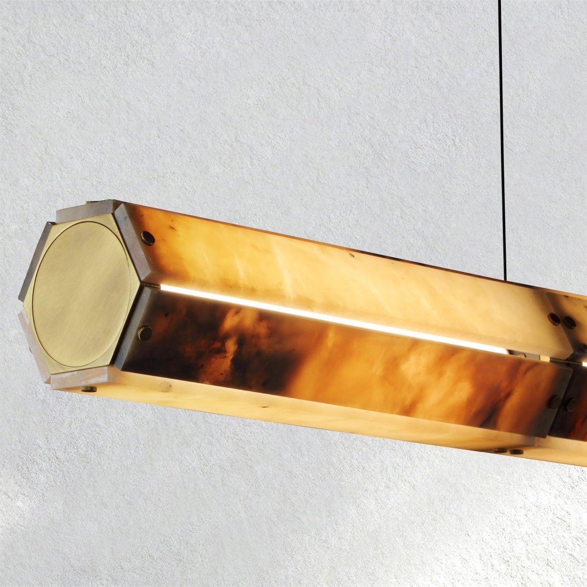 Swaroevan Prism Chandelier - 63"Blushlighting