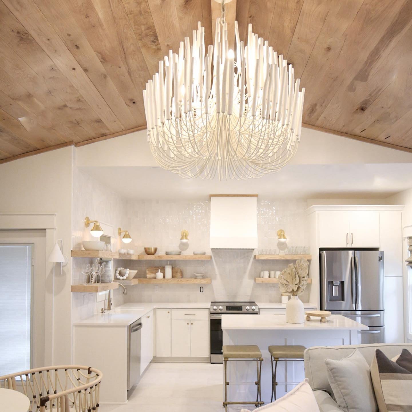 Swinton Tilda Chandelier - 5 Heads ∅ 19.7″ x H 20.9″WhiteBlushlighting
